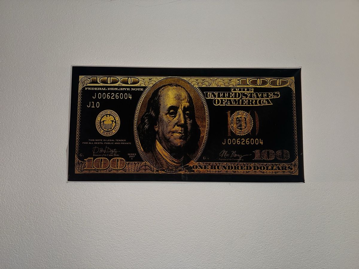 Poster & Bilder: Bild leinwand wandbild 100 dollar – Gebraucht aus Grenchen von Leonardo29 1