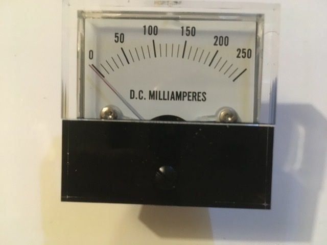 Misurare: Drehspulinstrument 0-250mA DC – Nuovo e nell'imballaggio originale da Brugg AG venduto da Pedro4