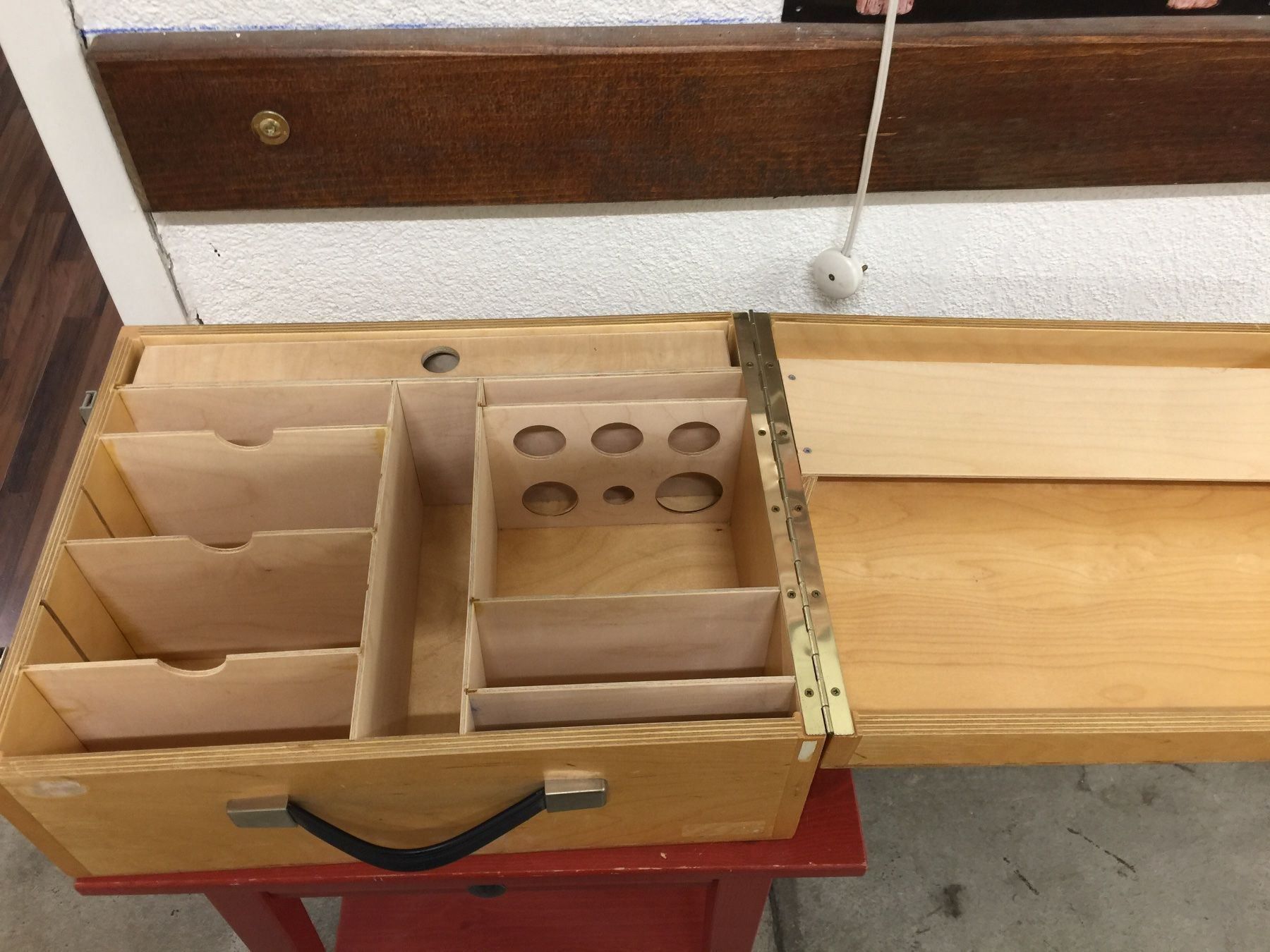 Casse di trasporto: ORGANIZER/KLAPPKISTE/TRAGBAR AUS HOLZ – Usato da Dietikon venduto da brocki-eyra 7