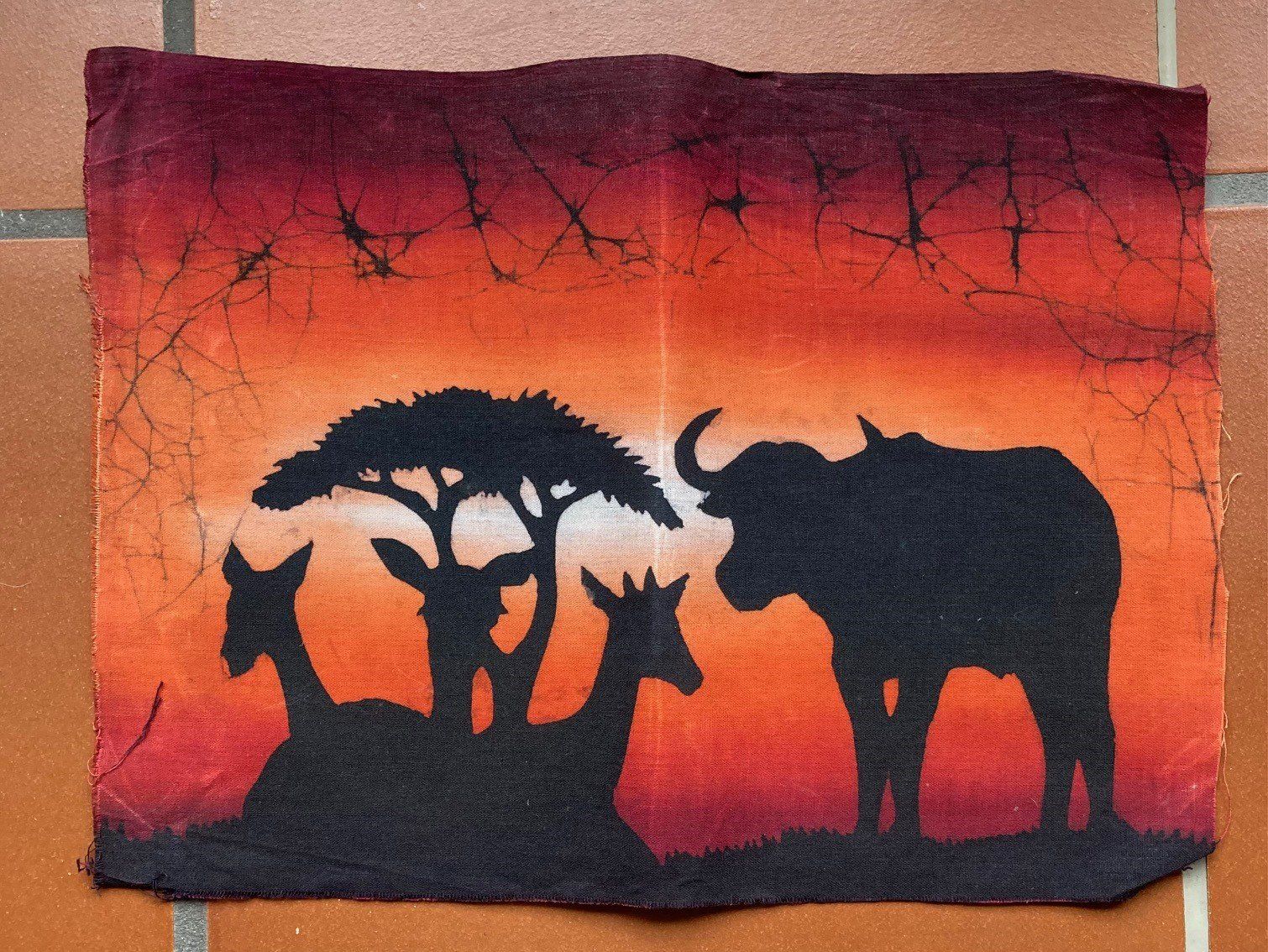Tischset: Batik -  Tischset – Neu (gemäss Beschreibung) aus Orselina von Vrenegonde 1