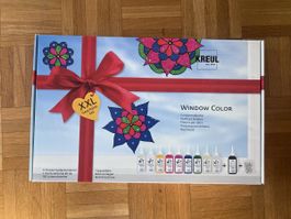 KREUL Window Color Set XXL Geschenkset 10 x 80 ml
