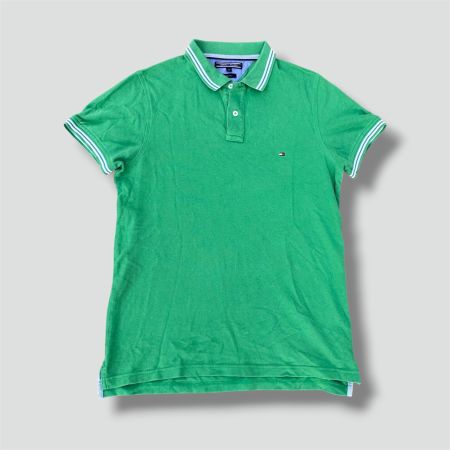 Tommy Hilfiger green classic poloshirt herren t-shirt sommer