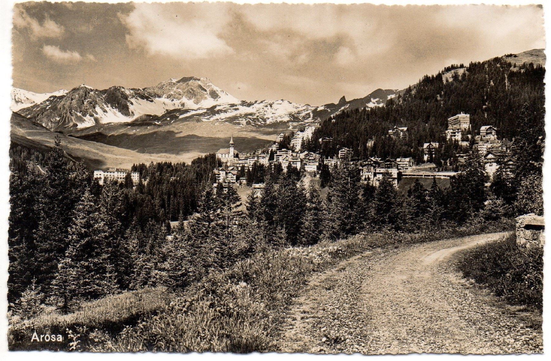 Cartoline postali: AROSA – Usato da Jona venduto da philajona