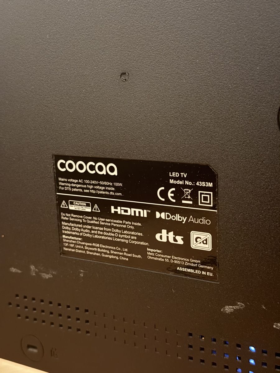Televisori: Smart TV Coocaa 43“ – Usato da Zürich venduto da devbetri 4