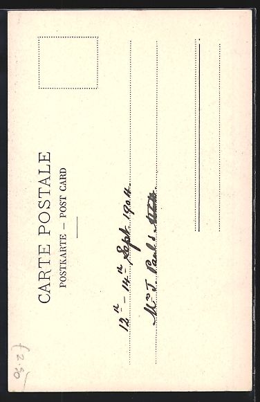 Cartoline postali: Unterseen b. Interlaken, Kirche und Plat – Usato da Berlin venduto da bartko-reher 1