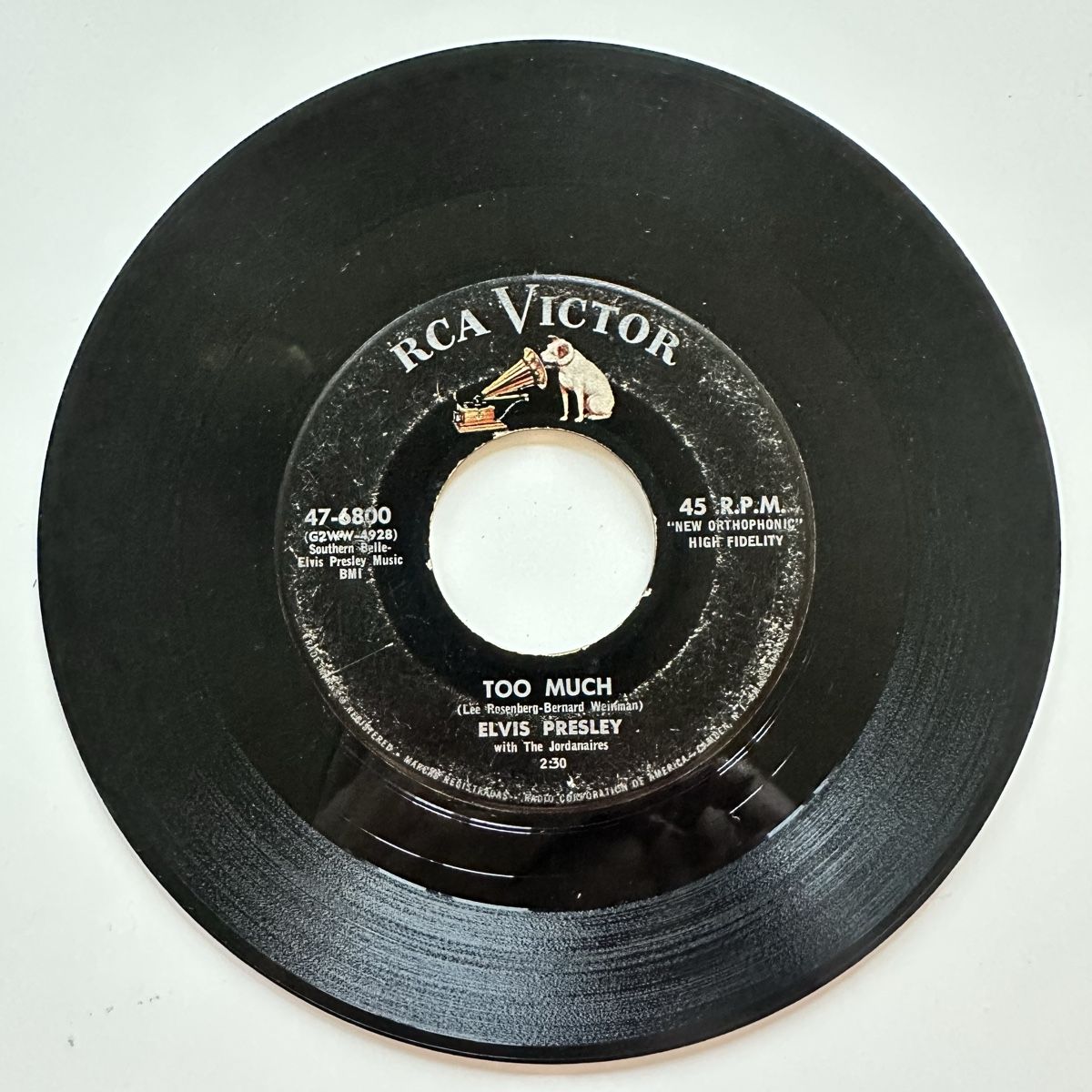 Schallplatten: Schallplatte Elvis Presley "Playing For Keeps" "Too Much" – Gebraucht aus Etzwilen von presley3577