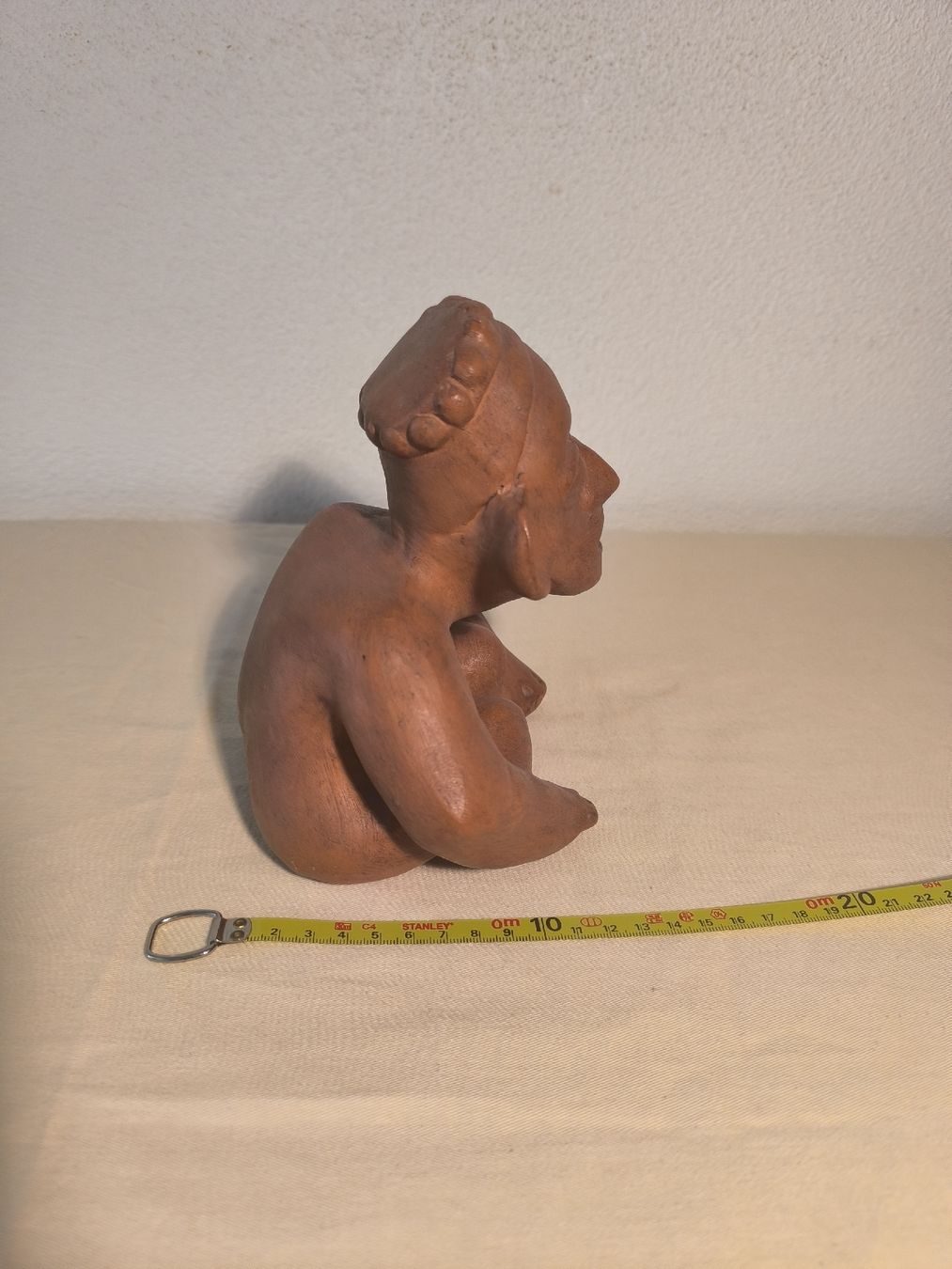 Sculture & Statue: Tonfigur sitzend getöpfert handgemacht – Usato da Zürich venduto da cashcash 7