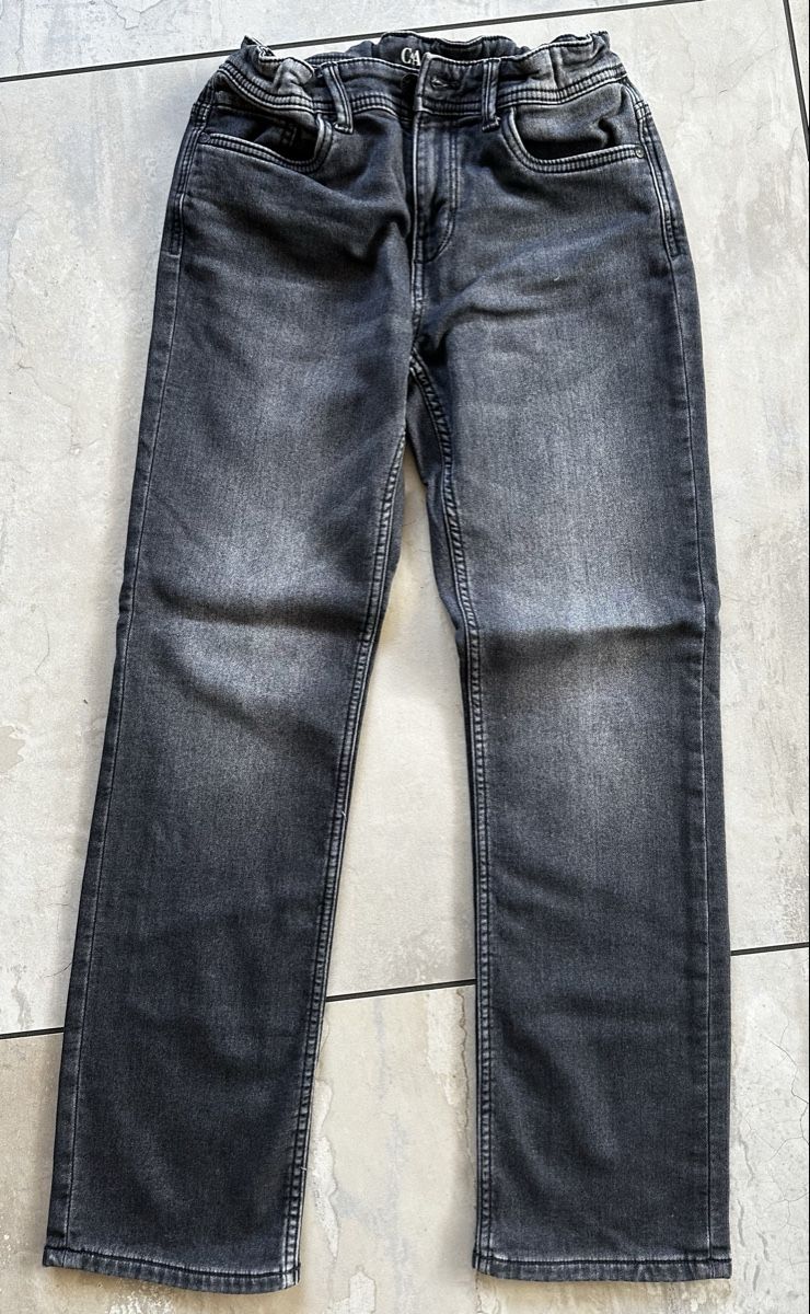 C&A Pantaloni: Jean C&A gris pour garçon taille 158cm, – Usato da Grône venduto da Amte73