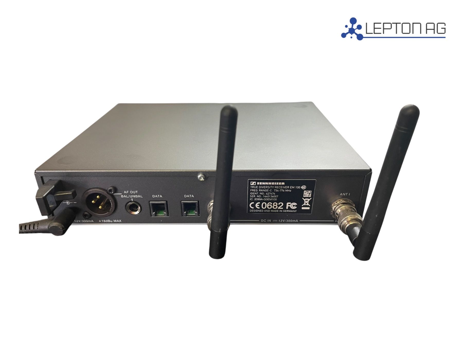 Sennheiser Ricevitori: Sennheiser ew 100 G3 True Diversity Receiver – Usato da Niederdorf venduto da LeptonAG 2