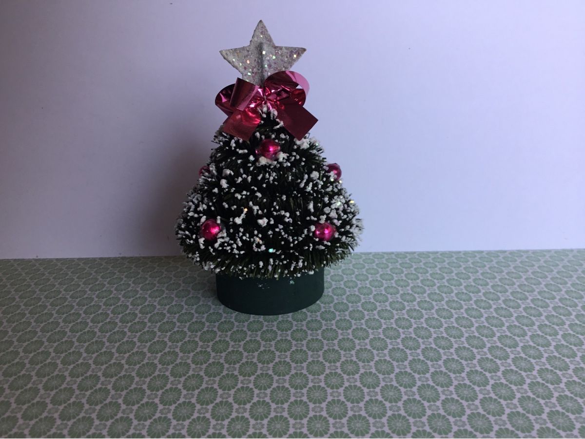 Alle Dekorationen: Alter kleiner Christbaum 1:12 – Gebraucht aus St. Gallen von chamilla 1