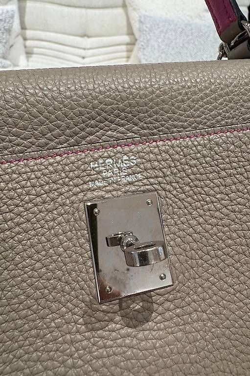 Hermès Taschen für Damen: HERMES KELLY 32, GRIS & PINK – Gebraucht aus Schwyz von bofb 3