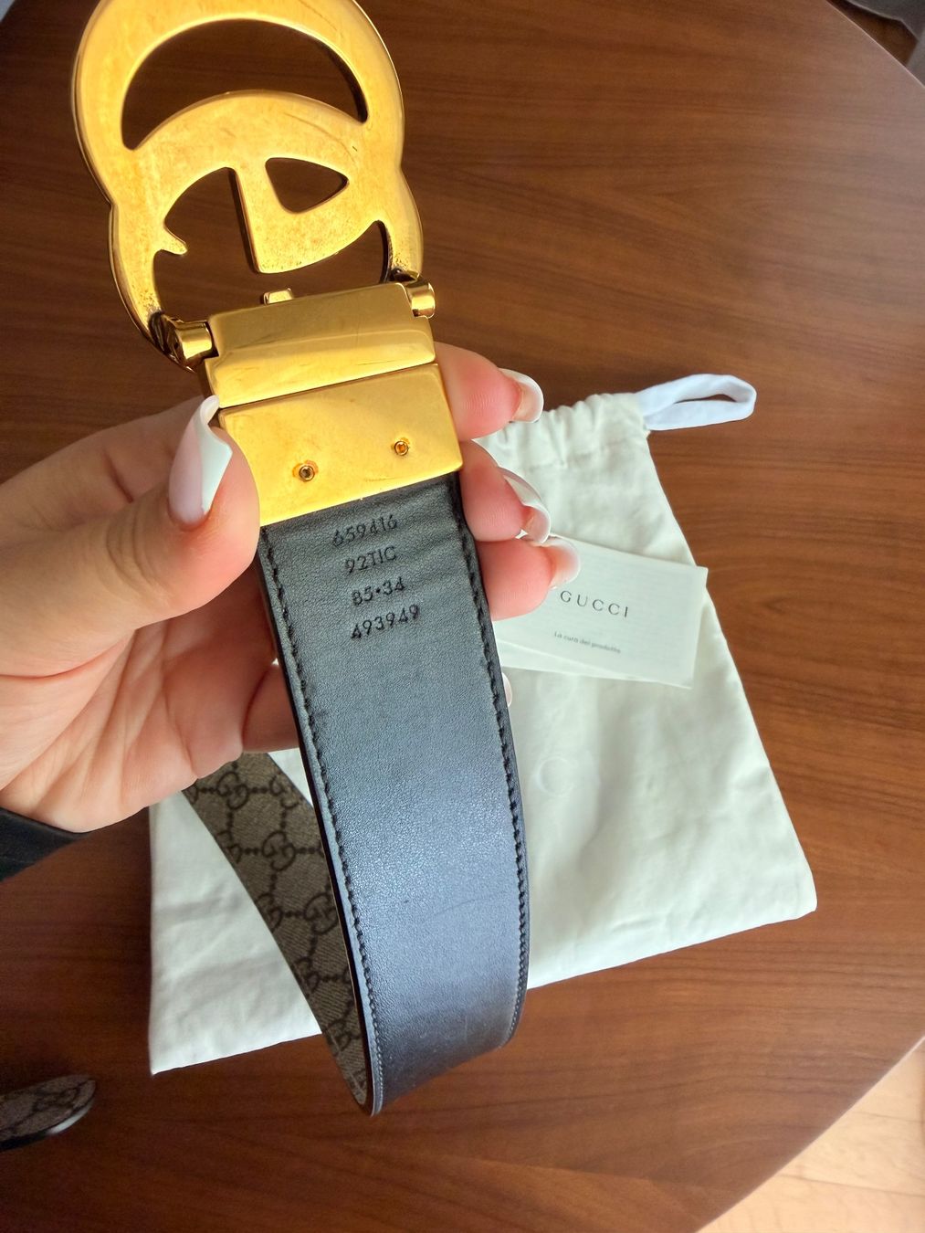 Gucci Gürtel: Ceinture Gucci réversible noir et beige – Neu (gemäss Beschreibung) aus Le Lignon von Ana2831 3
