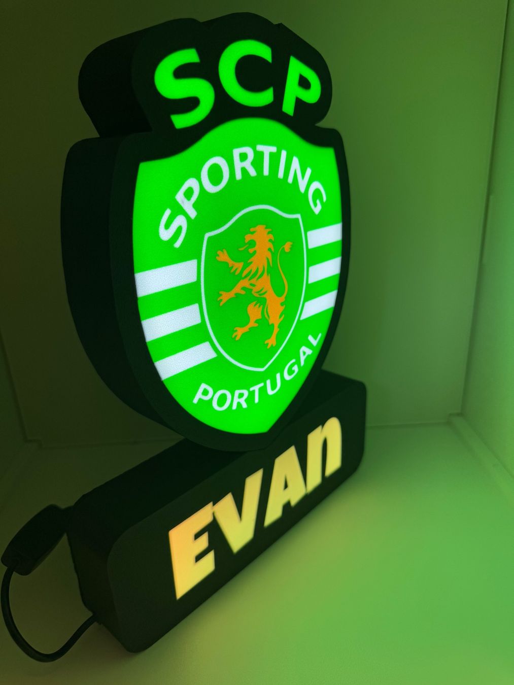 Lampade: Lightbox lampe led SPORTING – Nuovo (secondo la descrizione) da Vicques venduto da PAMB3D 2
