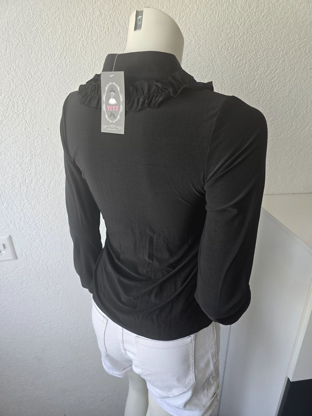 Camicette: Blouse Black T-S neuve – Nuovo e nell'imballaggio originale da Les Verrières venduto da kitel79 5