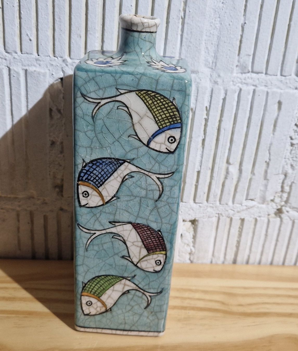 Vasen & Gefässe: Vase mit Fischen orientalsich – Gebraucht aus Seedorf BE von Stibutz 2