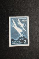 FLIEGER REGIMENT 2 AKTIVDIENST 1939 Marke geschnitten