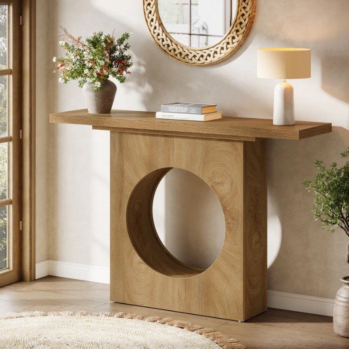 Tavoli: Konsolentisch 105cm Modern Rund Design – Nuovo e nell'imballaggio originale da Gretzenbach venduto da Genfi-Shop