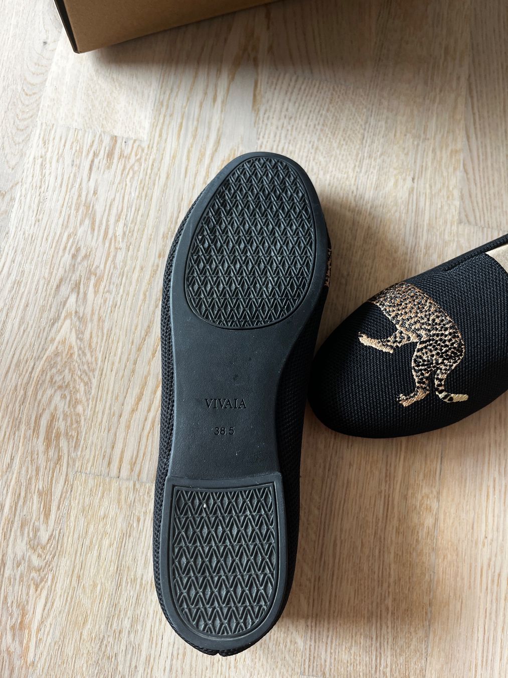 Damenschuhe: VIVAIA Loafers black leopard print - size 38.5 – Gebraucht aus Zürich von lea_6dzj 6