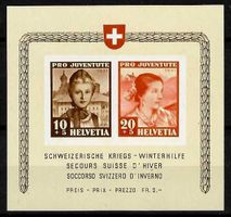 1941, J98I/99I**, Block Pro Juventute postfrisch (15359)