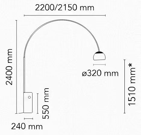Flos Lampes: Flos - Arco EU – D'occasion à Horn par Ruf_Des 3