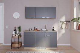 738 Singleküche Küchenzeile 150cm E/S/G - Küche Einbauküche