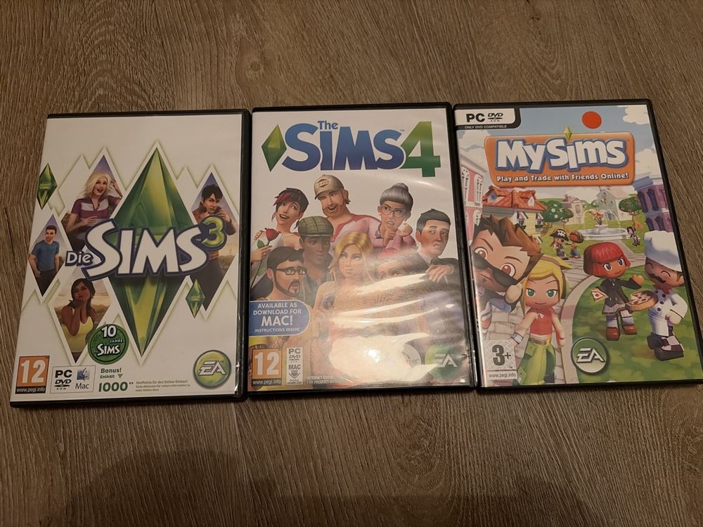 Sims 3, Sims 4 & MySims - PC Spiele Klassiker Bundle! (Gebraucht) in ...