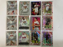 Fussball Topps Bundesliga VFB Stuttgart 12er Set