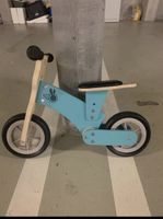 Vélo en bois bleu pour enfant neuf