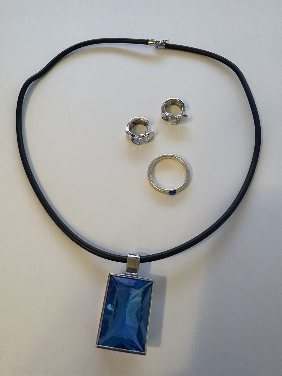 Altri gioielli: Silber Schmuck blau – Usato da Murten venduto da Tzaugg 2