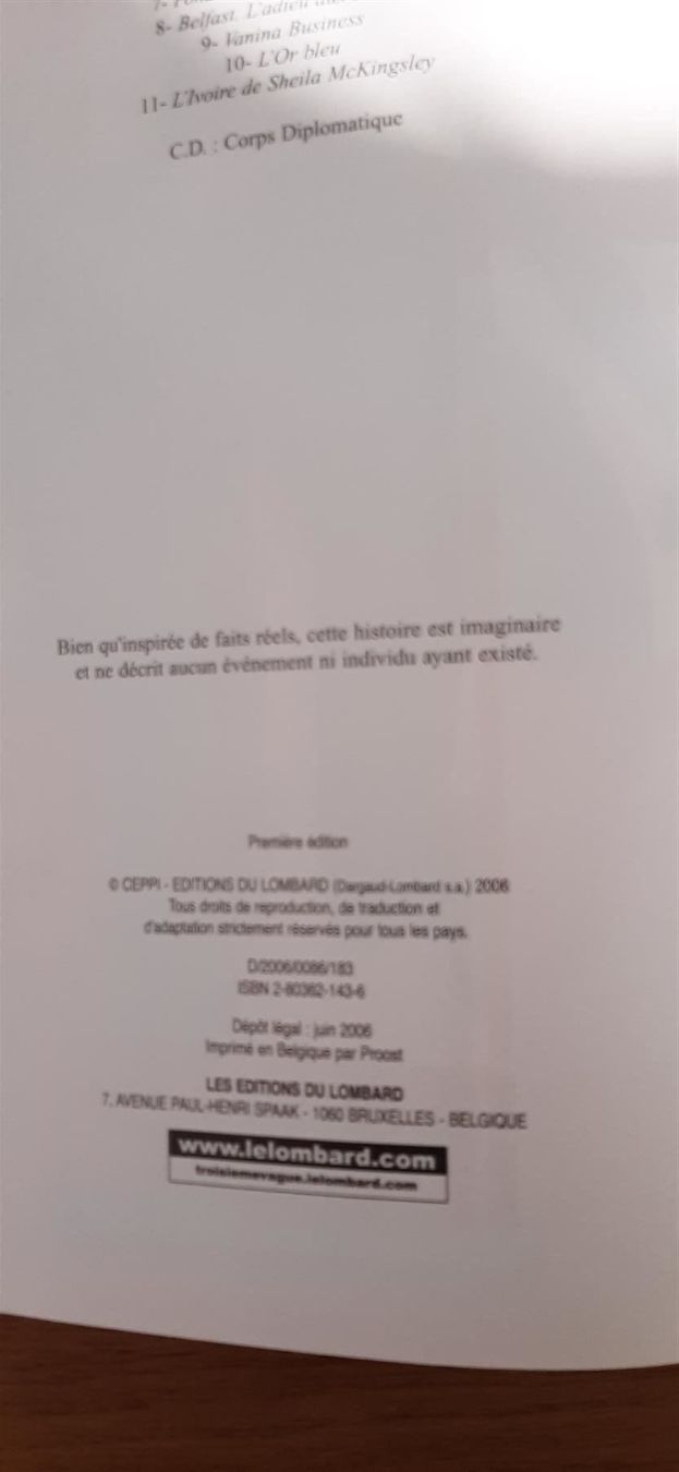 Fumetti: CH Confidentiel Tome 1: Nom de code: Pandore Edit Orig 2006 – Usato da Affoltern am Albis venduto da Sabinezc 3