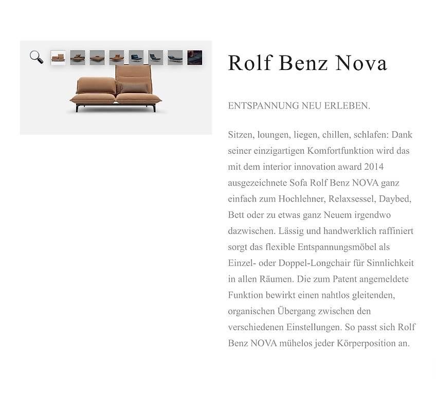 Rolf Benz Divani: Rolf Benz Nova Sofa – Usato da Diepoldsau venduto da rah_h5r6 4