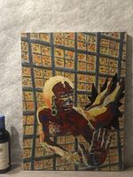 Kunstwerk Freddy Gerber "Ausbruch" von 1983 einmalig!