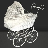 👶✨ Antiker Puppenwagen im Vintage-Stil ✨👶