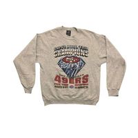 Grey San Francisco 49ers Super Bowl Sweatshirt