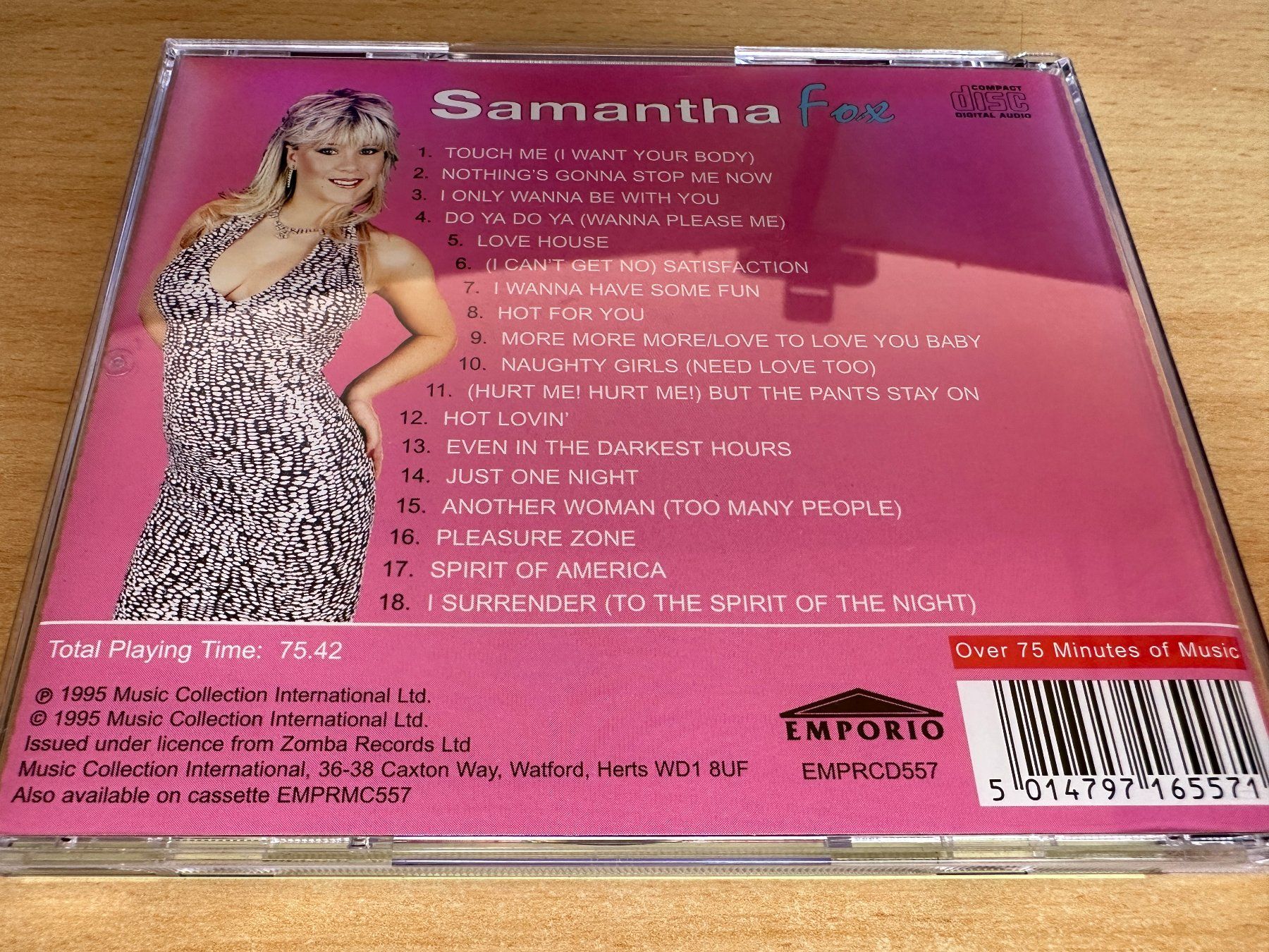 CDs: Samantha Fox – The Hits Album – Gebraucht aus Rikon im Tösstal von  1