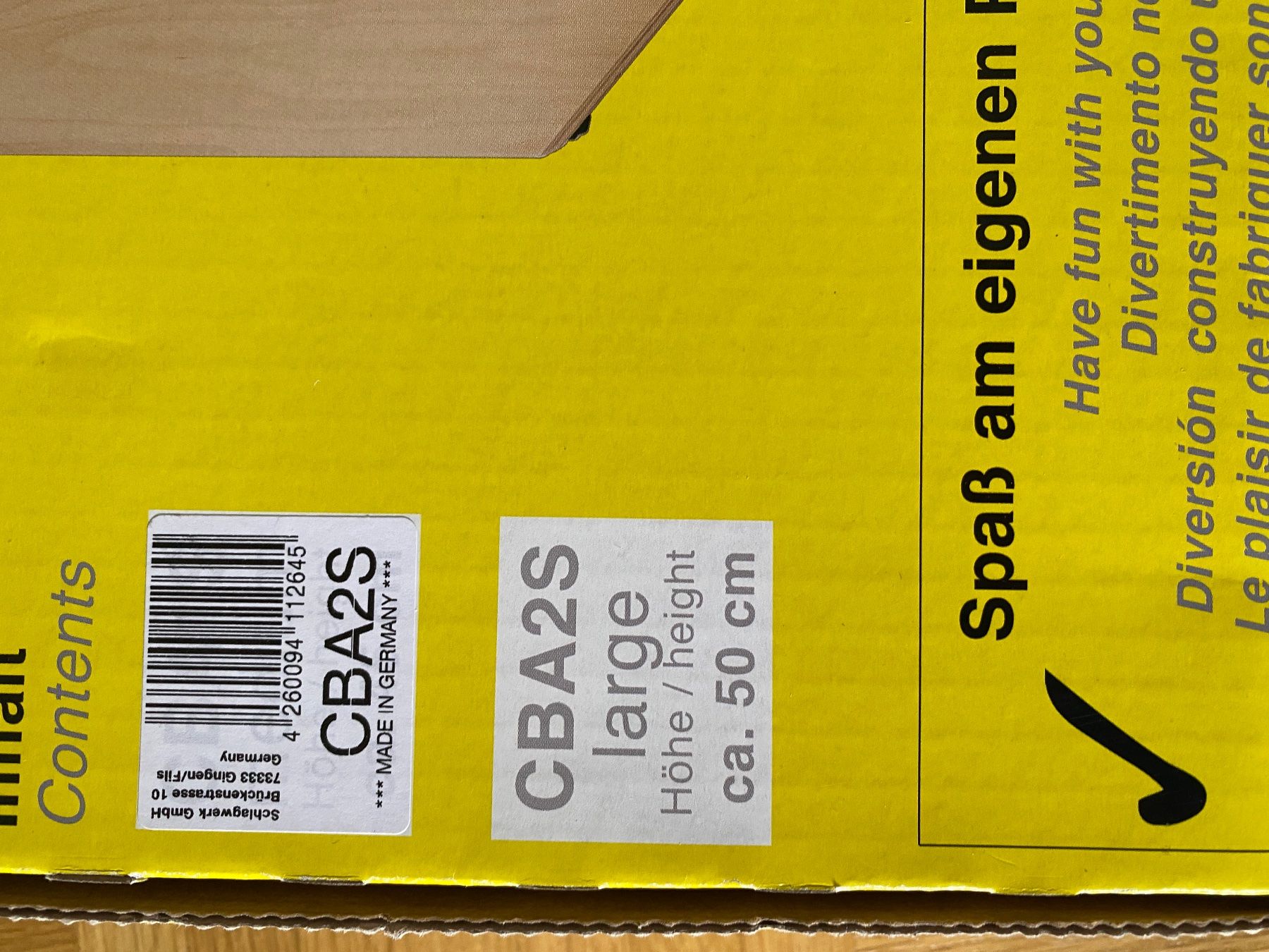 Strumenti musicali: Cajon Bausatz 50cm – Nuovo e nell'imballaggio originale da Solothurn venduto da dmo_25 1