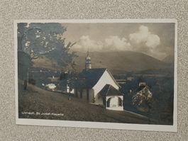 Photo Karte / Uznach - St Josef Kapelle Gelaufen 1927