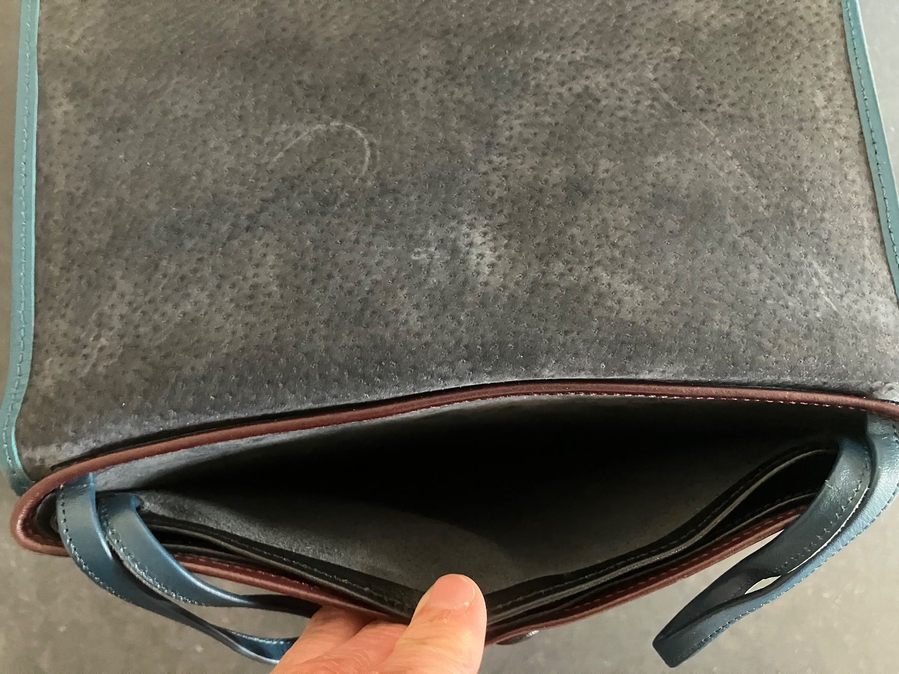Borse da donna: Hester van Eeghen Amsterdam Designer-Ledertasche geometrisch – Usato da Zürich venduto da Idbiw 8