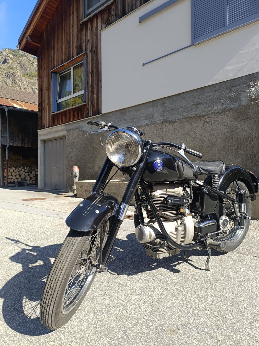 Strada: Kultmotorrad Sunbeam S8, 1949, Oldtimer, Veteran – Usato da Gampel venduto da HiGlis-Puch-Garage 6