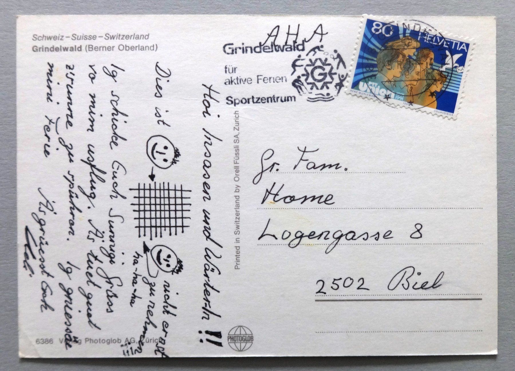 Cartoline postali: Grindelwald, Gletscherdorf – Usato da Fétigny venduto da Billy2miny 1