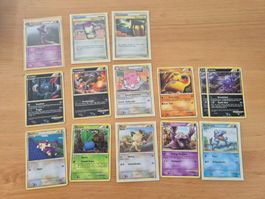 14x Pokémon HGSS Vintage Set 2010 DE | Karnimani, Traunmagil