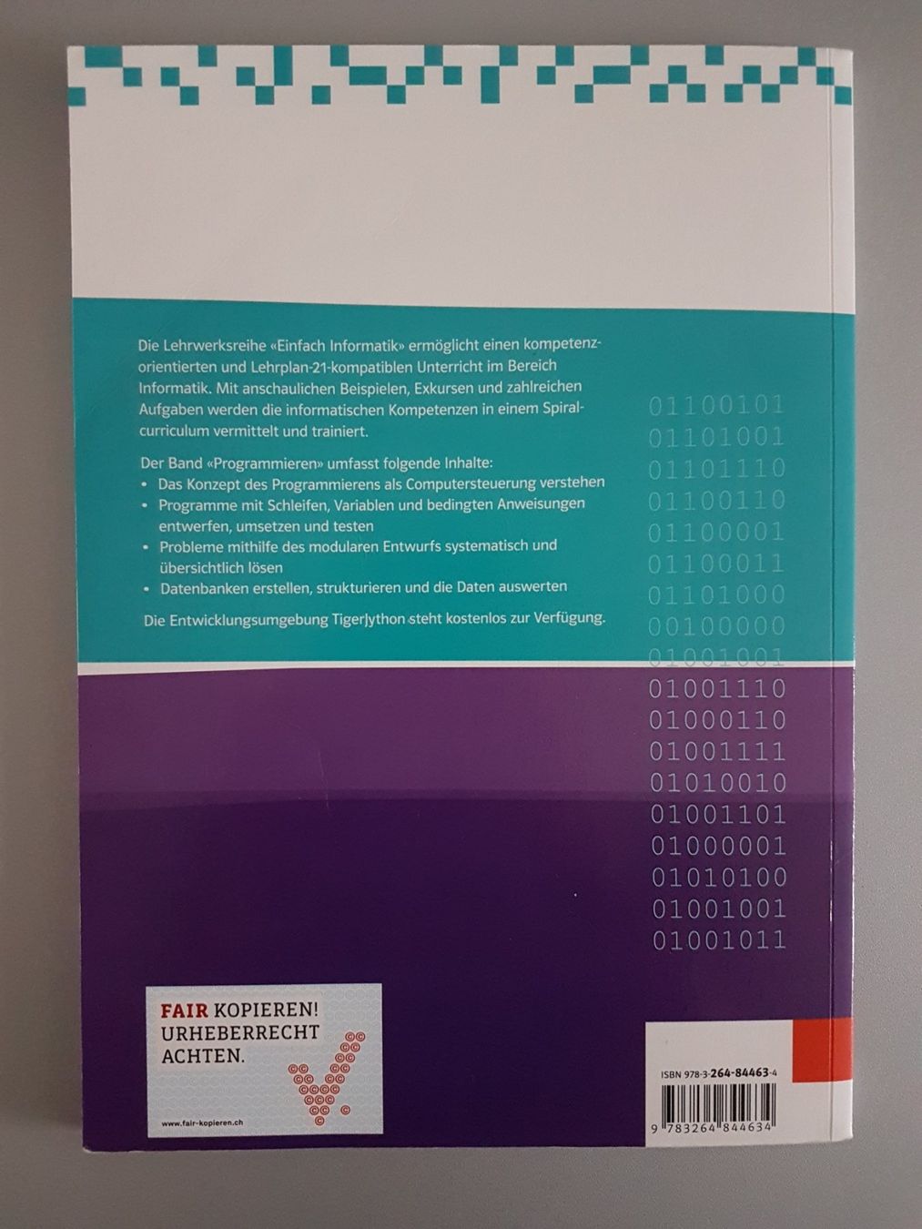 Libri: Einfach Informatik Programmieren 7-9 – Usato da Binz venduto da tarkrx 1