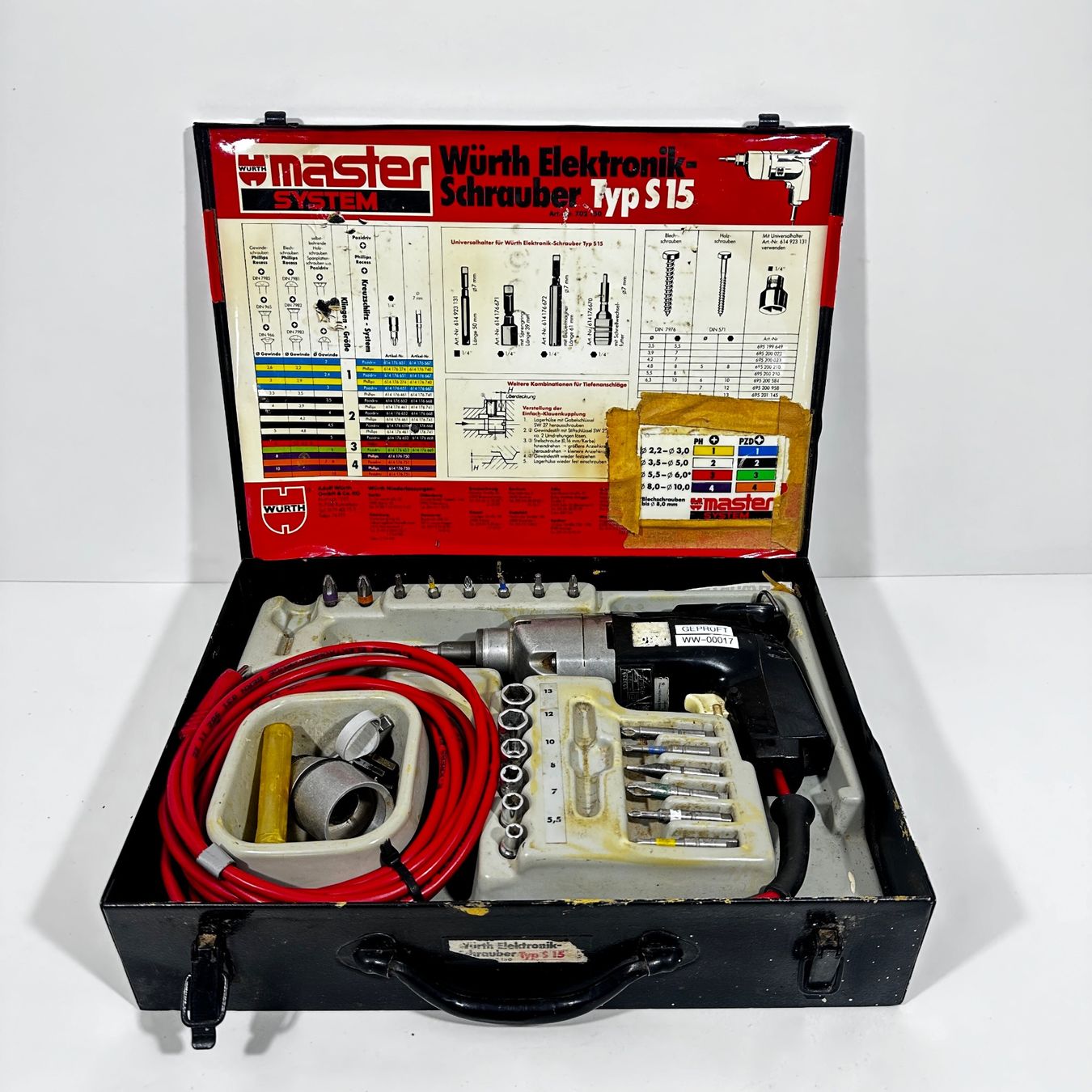 Würth Bohrmaschinen: ELEKTRONIK-SCHRAUBER - WÜRTH MASTER SYSTEM TYP S15 – Gebraucht aus Rothrist von Die_Welle 1