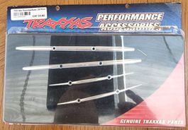 TRAXXAS Bumpers, 6061-T6, brushed aluminium TRA4935X