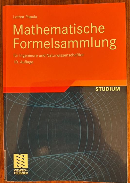 Sachbuch Mathematische Formelsammlung | Kaufen Auf Ricardo