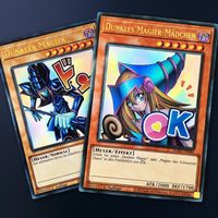 Dunkler Magier & Mädchen Set Ultra Rare Yugioh 1. Auflage RA
