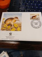 Dominicaine: Enveloppe 1er jour WWF - Faune Menacée