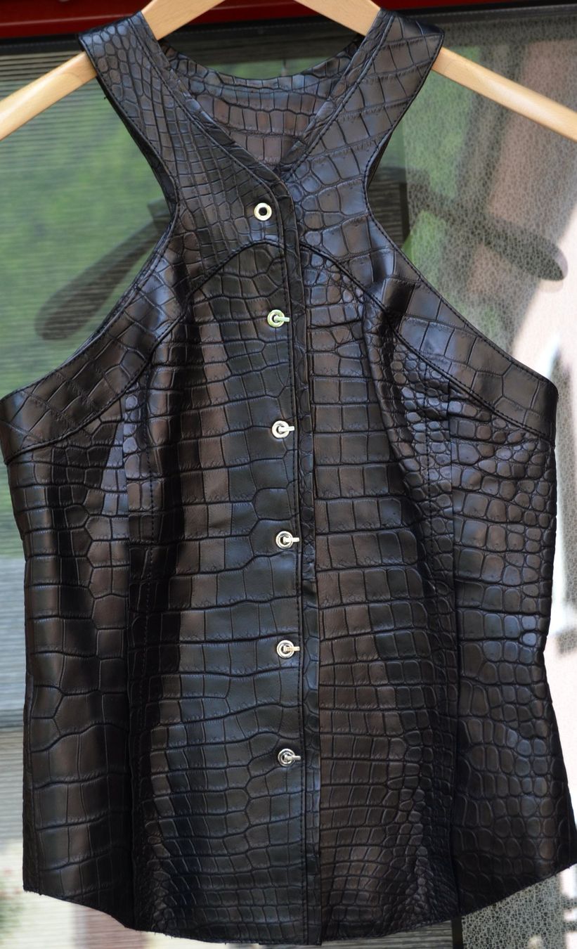 Gilets: Jitrois Weste / gilet Croco  S – D'occasion à Collonges par arashee