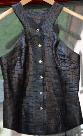Jitrois Weste / gilet Croco  S