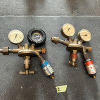 Set Autogen Druckreduzierventil Acetylen und Sauerstoff 2